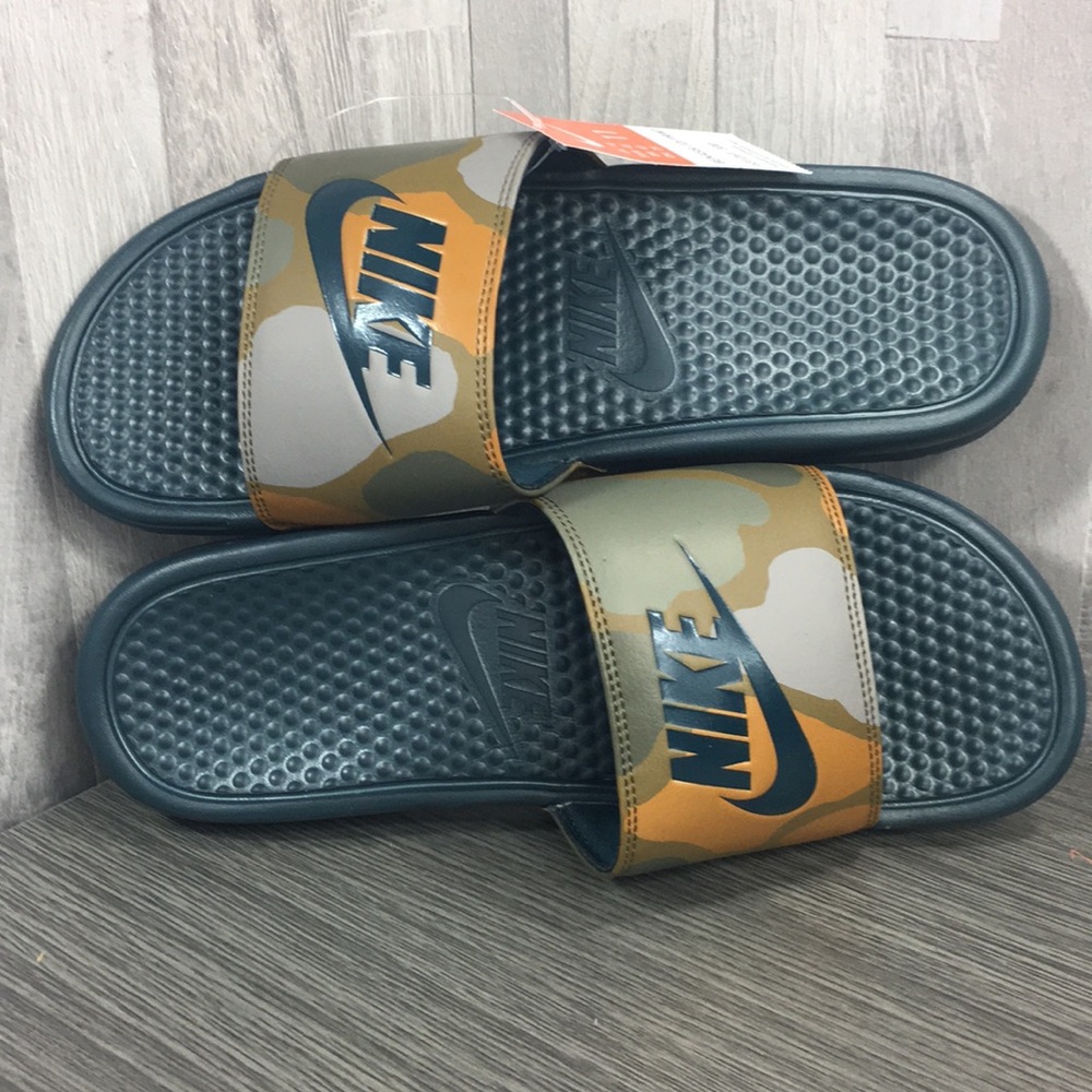 Nike Benassi JDI Print midnight spruce - Picture 6 of 8